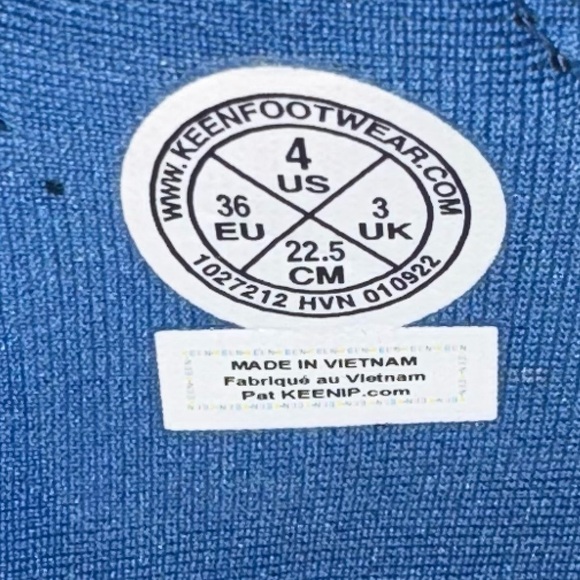 Keen | NEW! Knotch Creek Water Sandals - Blue Multicolor ; Kids 4 - Picture 8 of 8